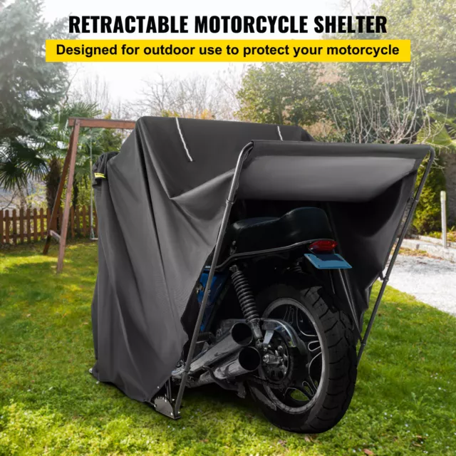 VEVOR Motorbike Bike Shelter Tent Outdoor Shed Garage Moped Motorcycle Storage 2