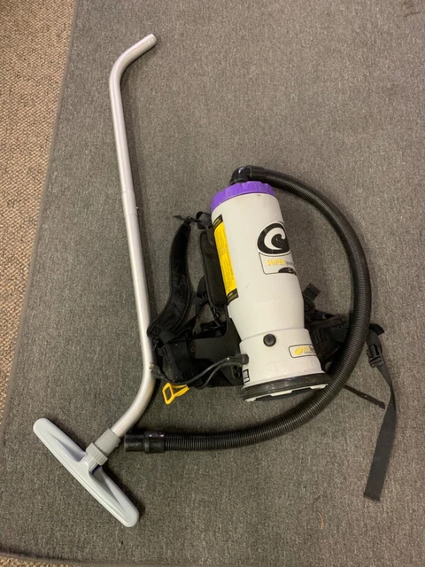 USED Proteam Super QuarterVac Commercial Backpack Vacuum Cleaner SQV-100 6QT