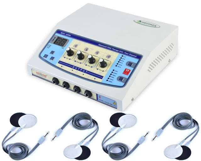 Portable 4 Channel Electrotherapy Physical Therapy Unit