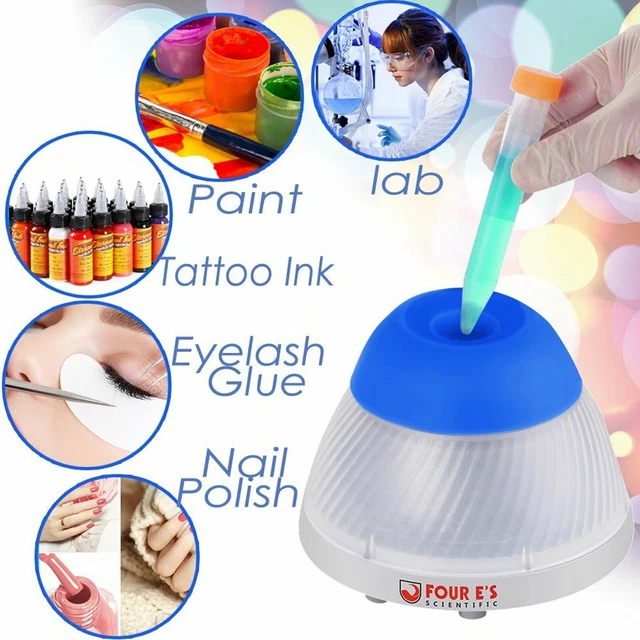 Mini Mixer Vortex 3000 RPM Silent Touch Orbital Vibration Tattoo Paint Shaker US