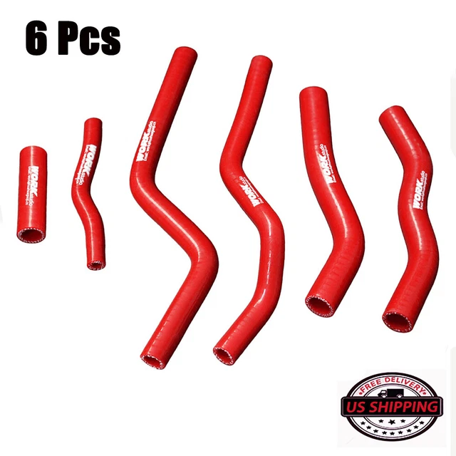 Red Silicone Radiator Hose fit Honda CR125R CR 125 R 1990-1997 1991 1992 1993 94
