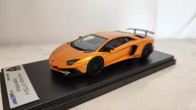 1:43 Looksmart Lamborghini Aventador SV LP750-4 LS447C Orange