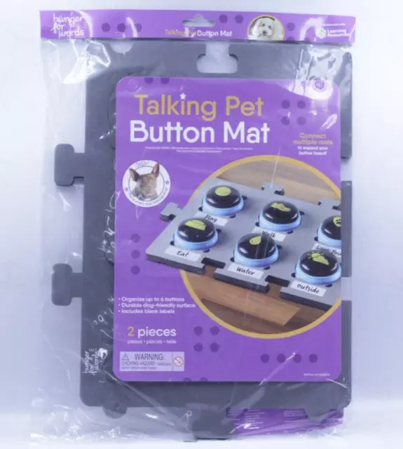 Talking Pet Button Mat - 1 Piece Single Mat Holds Up to 6 Buttons Talking Dog... 3