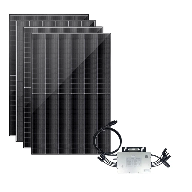 Sistema completo 1.680 sistema de techo planta de energía de balcón módulos solares fotovoltaicos