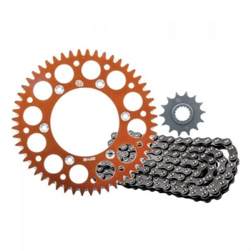 Primary Drive Alloy Kit & O-Ring Chain Orange Rear Sprocket 1437620253