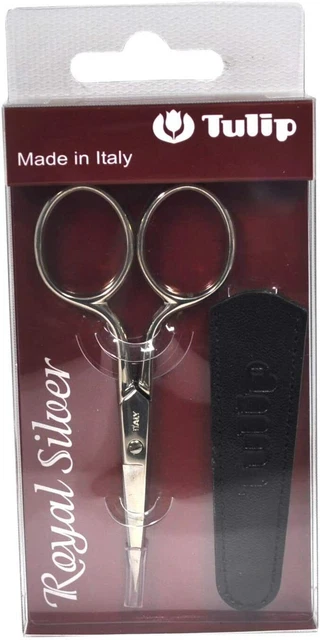 Tijeras de bordar Tulip Royal Silver de 3 1/2 pulgadas TIS-001