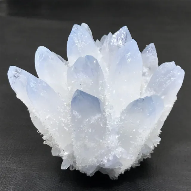 400G New Find blue Phantom Quartz Crystal Cluster Mineral Specimen Healing