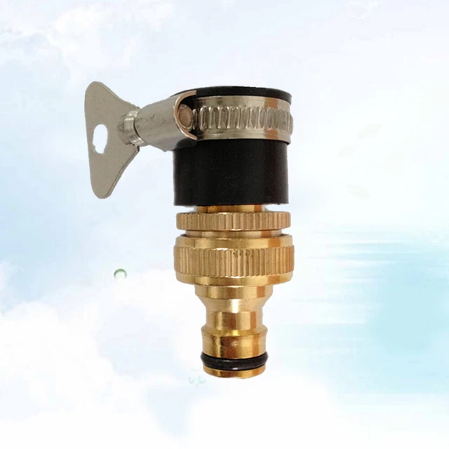 Adaptateur Tuyau Gaz Laiton 1/2 R X 1/4 LKS – Raccord Droit/Gauche Pour Cuisinière, Barbecue, Caravane, Camping