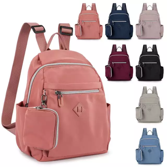 School Bag Backpack Bookbag Waterproof Laptop Travel Rucksack Nylon Women