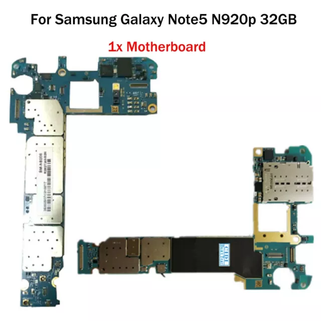 Carte mère fonction téléphone complète pour Samsung Galaxy Note5 N920p 32 Go
