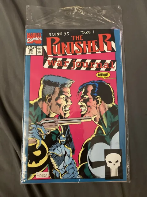 The Punisher War Journal Scene 35 Take 1 Vol 1 #35 Marvel Comics October 1991 NM