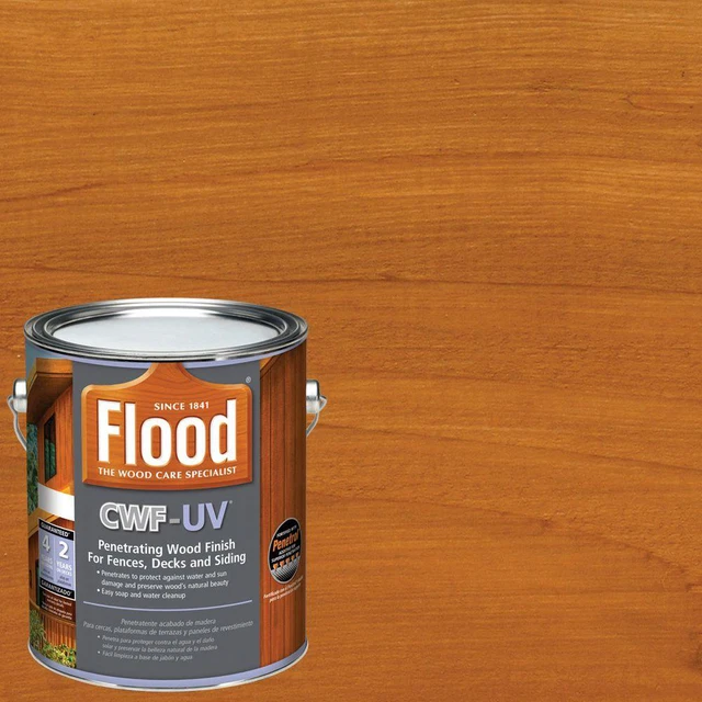 DECK STAIN 1 Gallon Wood Finish Acrylic Based Exterior Cedar Tone UV