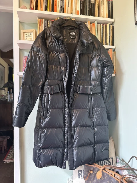 Cappotto tampone cintura regolabile nero faccia nord oca interno 600 cerniera L