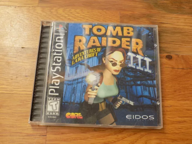 TOMB RAIDER III: Adventures of Lara Croft (Sony PlayStation 1, 1998) $9 ...