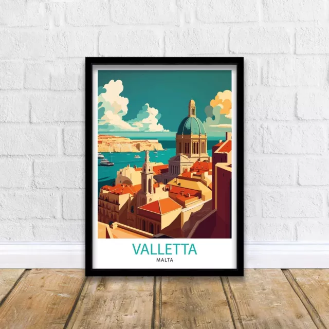 Valletta Malta Travel Print