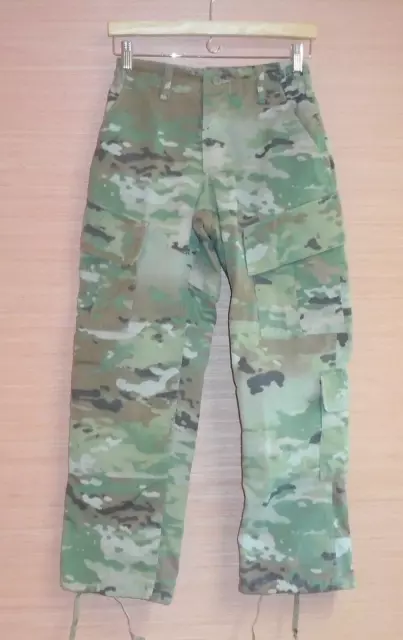 US Military Issue Female Army OCP Camouflage Combat Pants Trousers Size 25 Short