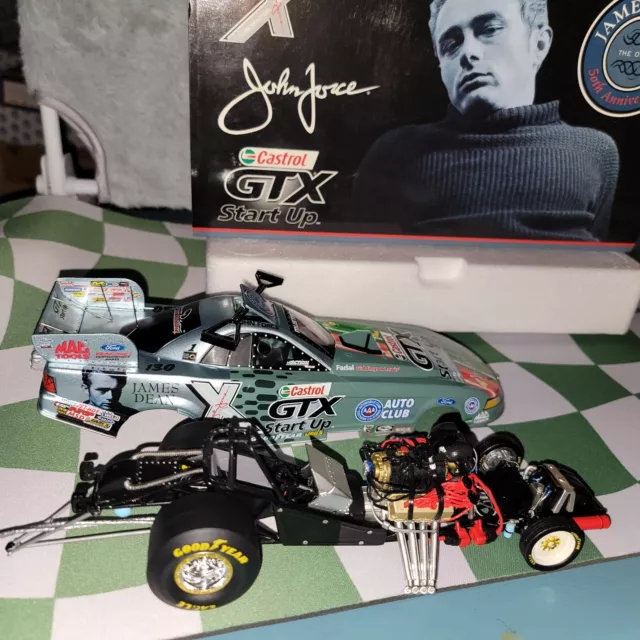 1:24-Action-John Force-castrol Gtx/James Dean 50th Anniv. '05 Mustang Funny Car