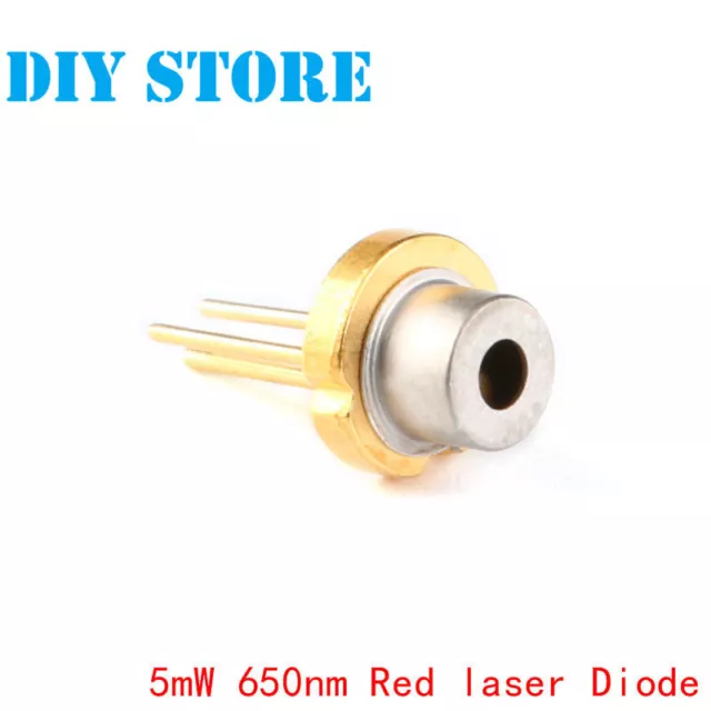 10pcs 650nm 5mw DIY Laser Diode Sensor Module Red Color TO-18 2.2-2.4V LED