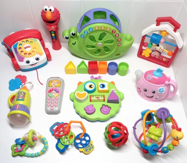 Baby Toddler Toy Bundle Fisher Price Bulk Lot Interactive Lights & Sounds