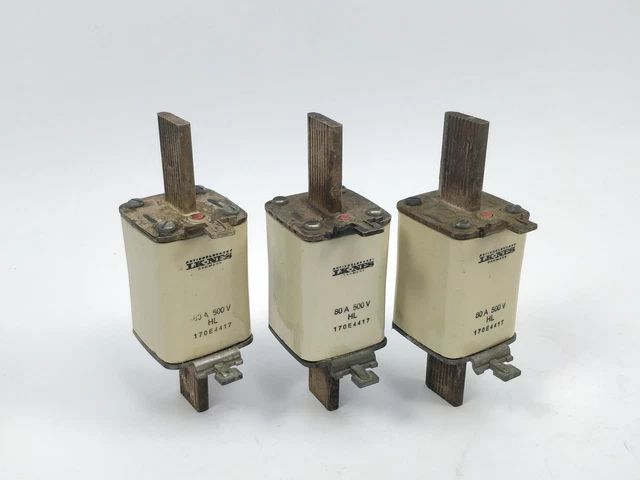 Lk / Bussmann 170E4417 Fusible 80A 500V Hl 3Pcs