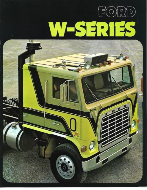 Truck Brochure - Ford - W series - Diesel Linehaulers - c1973 (T4197)