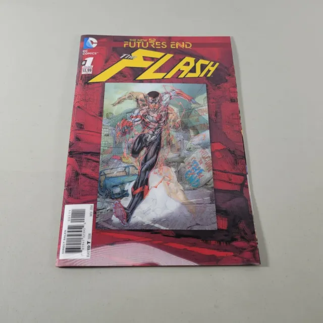 Flash Comic Book with Lenticular 3D Cover and Back - DC 52 Futures End Vol 1 Nov