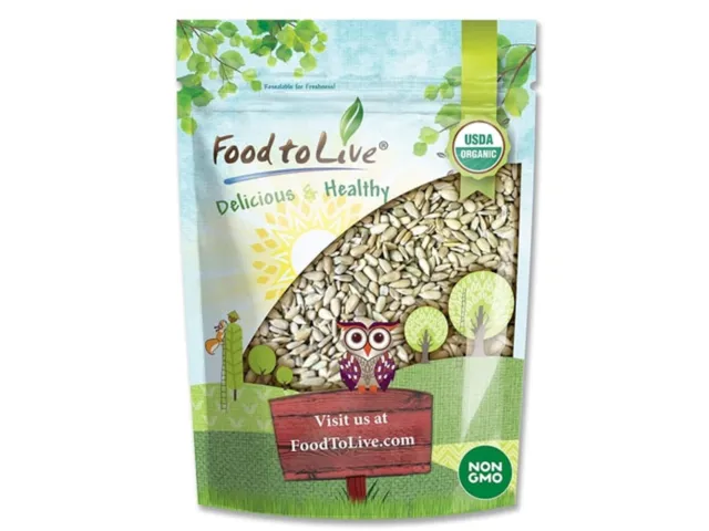 Organic Sprouted Sunflower Seeds — Non-GMO,Kosher,No Shell,Sirtfood – FoodToLive 2