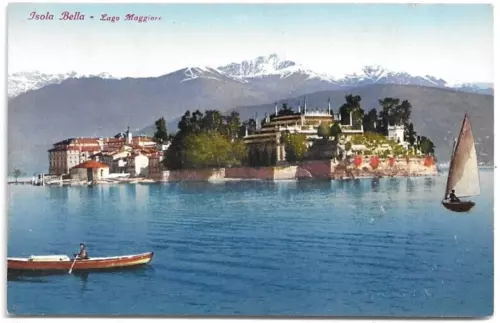CARTOLINA DI VERBANIA ,ISOLA BELLA - LAGO MAGGIORE non viaggiata Ed. BRUNNER
