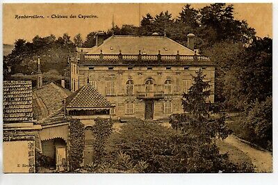 RAMBERVILLERS  - Vosges - CPA 88 - série toilée Jaune - le chateau des capucines