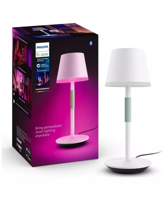 PHILIPS Hue White & Col. Amb. Go Tischleuchte 16 Mio. Farben, 50000 Weißtöne