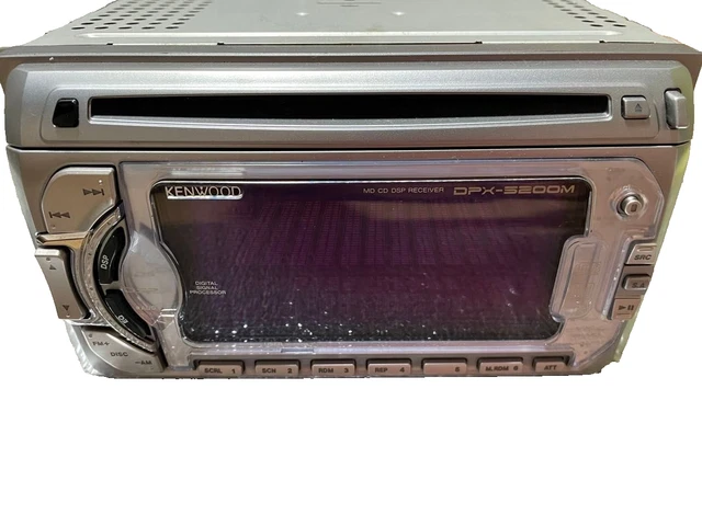 KENWOOD DPX-5200M 2-DIN CD MD Player Receiver Car Audio Main Unit