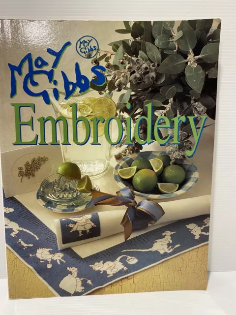 May Gibbs Embroidery Pattern Paperback Book Cross stitch Crafts