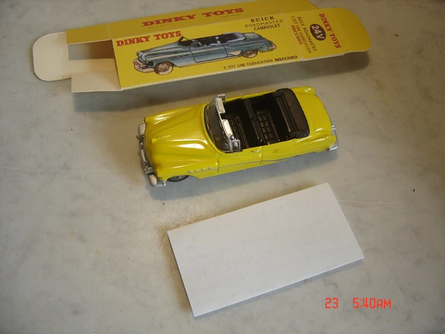 DINKY TOYS BUICK Roadmaster originale restaurée 24 V plus copie Dan Toys neuve EUR 38,00 - FR