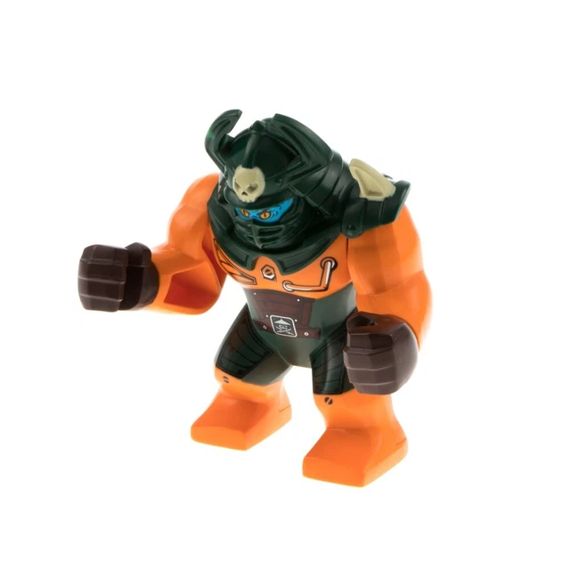 1x Lego Figurine ninjago Luftpiraten Skybound Dogshank Orange Vert Foncé njo204