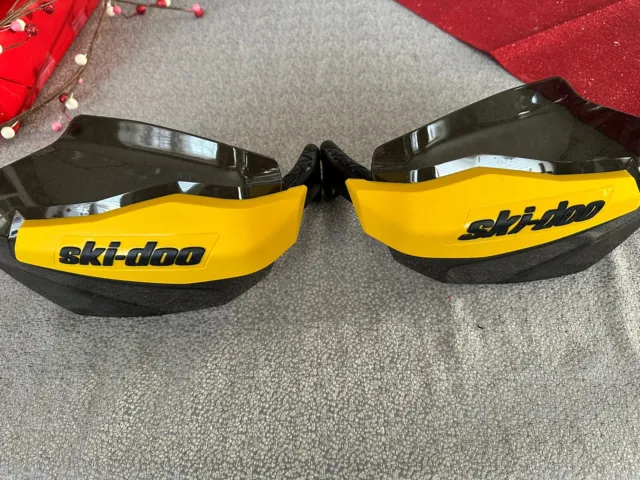Ski-Doo OEM Handlebar Hand Guards Wind Deflectors  Ski-Doo Yellow