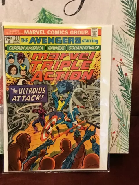 1975 Marvel Comics The Avengers The Ultroids Attack! #28