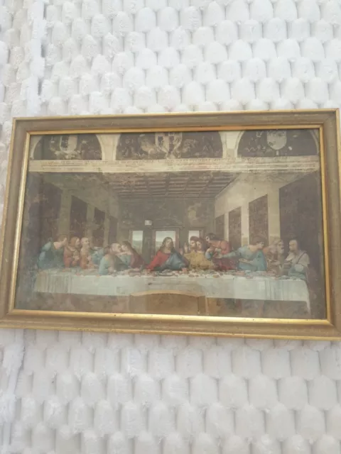 The Medici Society Ltd Vintage The Last Supper Jesus Picture