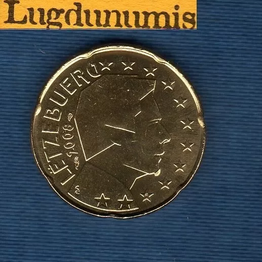 Luxembourg 2008 - 20 centimes d'Euro - Pièce neuve de rouleau - Luxembourg