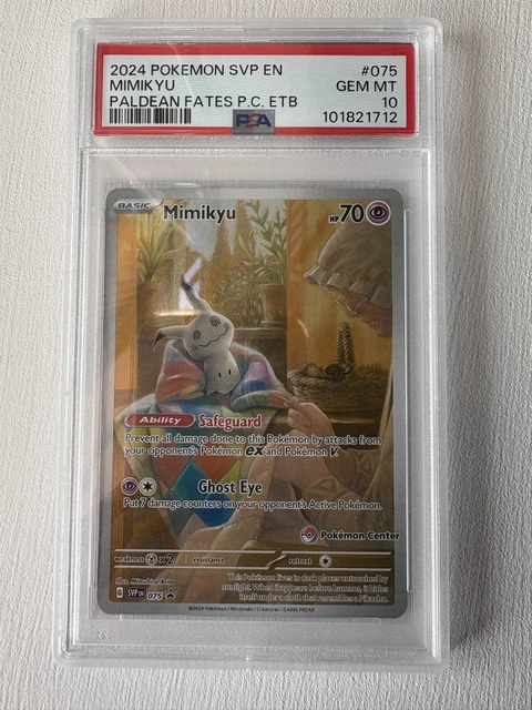 Mimikyu - SVP075 Paldean Fates ETB Promo - Pokemon TCG - Near Mint/Mint