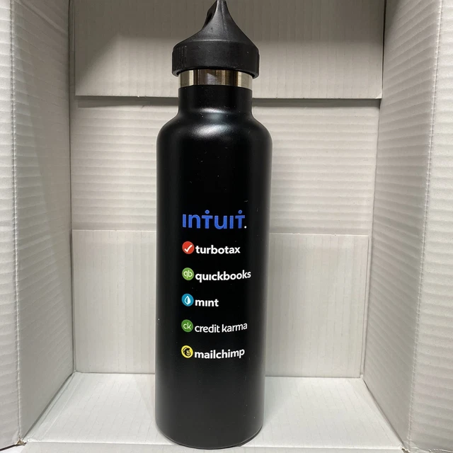 Intuit. Stainless Steel Vacuum Insulated Hot Cold Coffee Tea Travel Mug 25oz