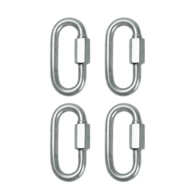 4 pz 304 anello collegamento rapido acciaio inox catena riparazione grillo per casa in