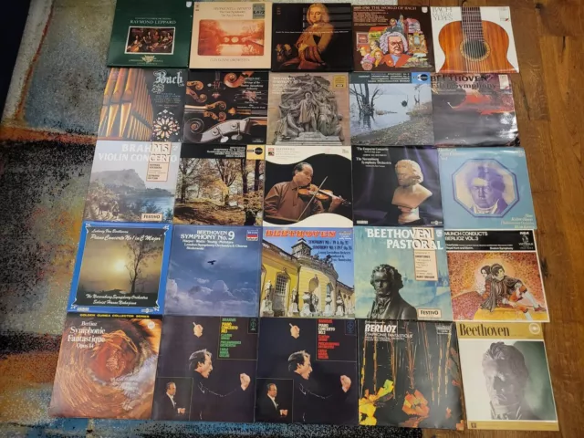 80 Vinyl Albums Collection LP Quality Labels Consisting Mainly Of Classical