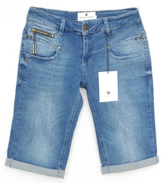 Jean Femme Freeman T Porter Alexa Slim 7/8 - Couleur Rose 'Magic Color' - Taille XS - Neuf Avec étiquettes