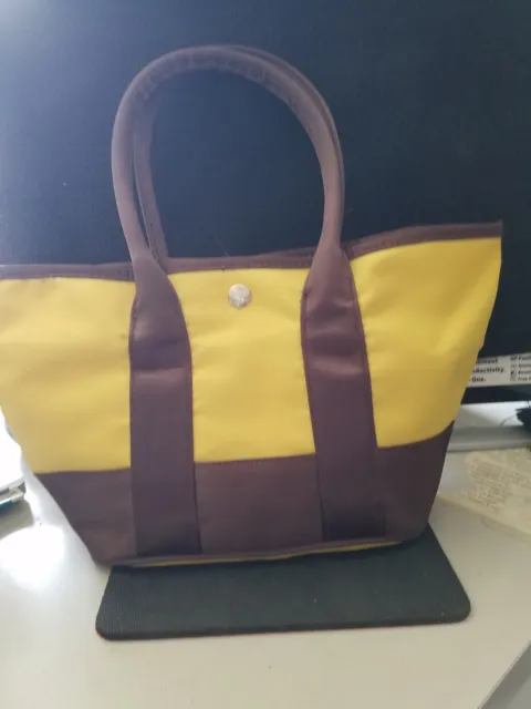 Yellow and Brown Handbag