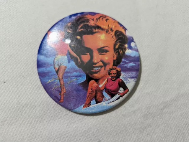 Marilyn Monroe 3" Vintage Movie Star Pin-Back Button