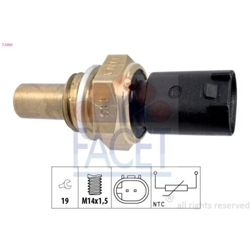 Sensore Temperatura Carburante Facet 7.3338 - Compatibile Mercedes-Benz C, E, Vito, A - Foto 9