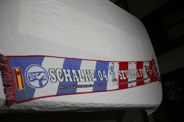 BUFANDA FUTBOL DE FINAL UEFA CUP 1996-97 ENTRE SCHALKE 04 Y FC