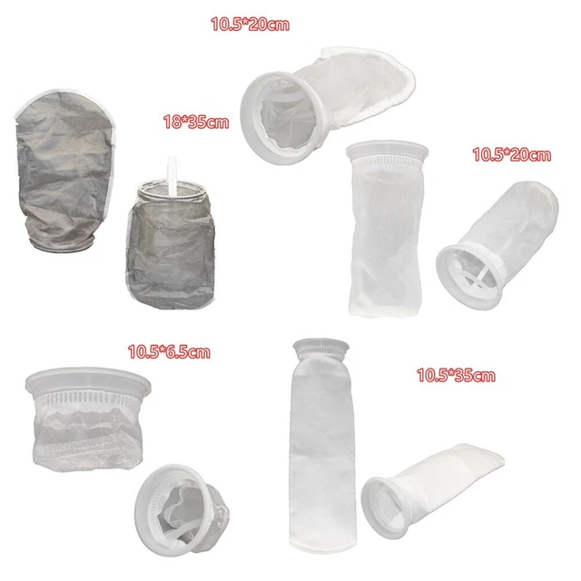 10 Filtri In Tessuto Nylon Per Caffettiera A Sifone - Alimentari, Riusabili, Alta Densità, Per Gocciolatore
