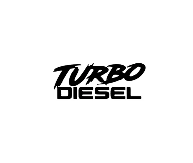 2x Turbo Diesel Sticker, Autos,LKWs,Boats,Tuning, Motor Diesel, Turbo,Aufkleber