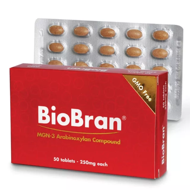 Biobran MGN-3 250 mg Immune modulator  50 tabl. Boost Immune Support